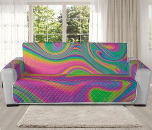 Psychedelic Soap Bubble Print Oversized Sofa Protector