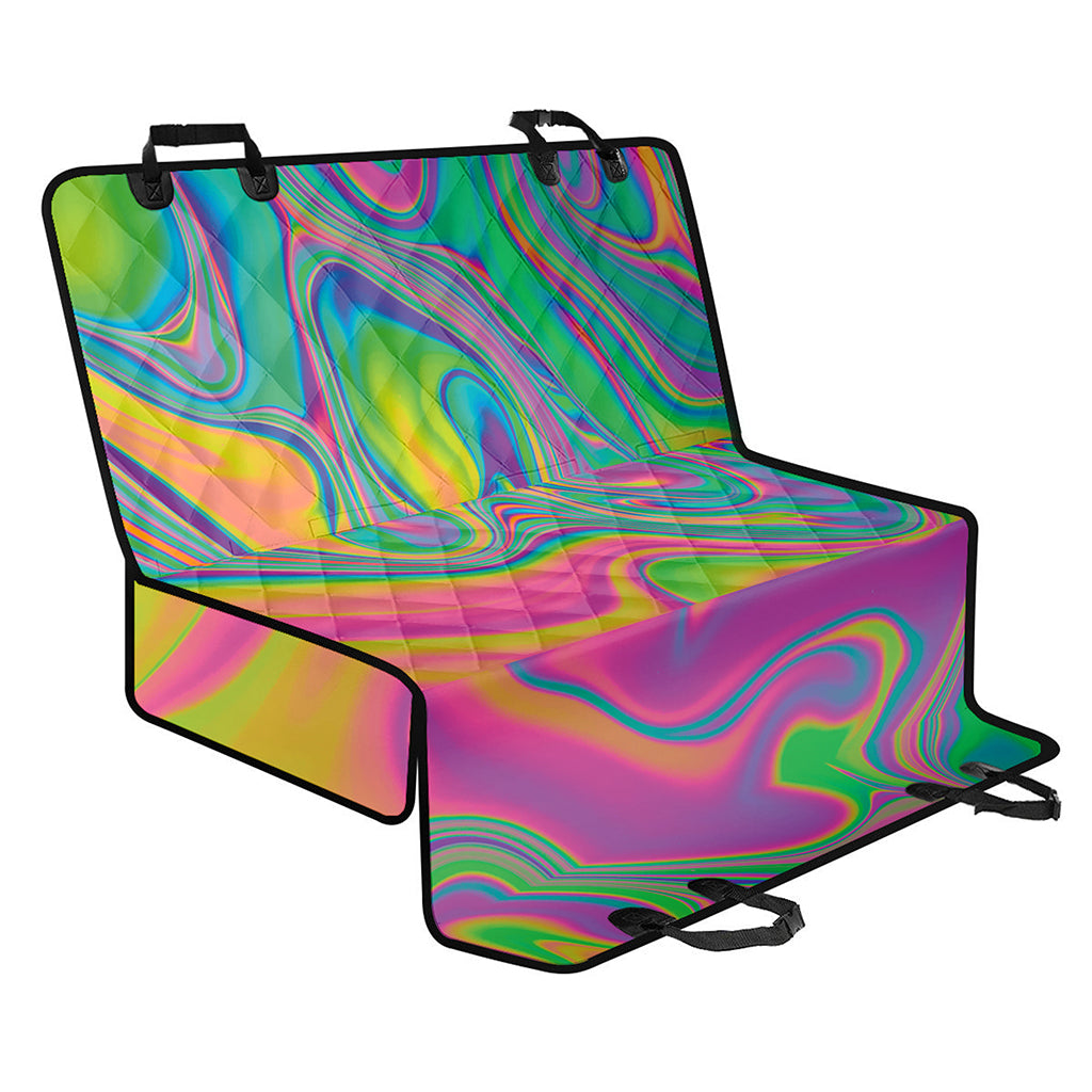 Psychedelic Soap Bubble Print Pet Car Back Seat Cover
