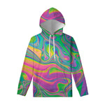 Psychedelic Soap Bubble Print Pullover Hoodie