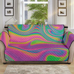 Psychedelic Soap Bubble Print Sofa Protector