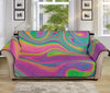 Psychedelic Soap Bubble Print Sofa Protector