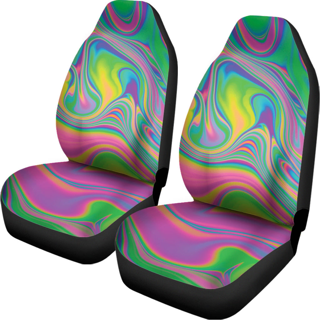 Psychedelic Soap Bubble Print Universal Fit Car Seat Covers