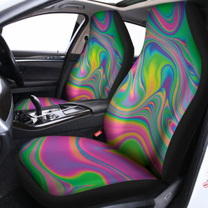 Psychedelic Soap Bubble Print Universal Fit Car Seat Covers