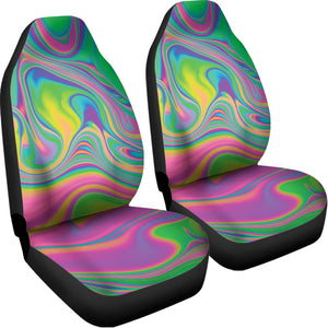 Psychedelic Soap Bubble Print Universal Fit Car Seat Covers