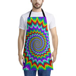 Psychedelic Spiral Optical Illusion Apron