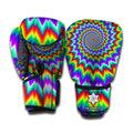 Psychedelic Spiral Optical Illusion Boxing Gloves