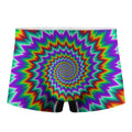 Psychedelic Spiral Optical Illusion Men's Boxer Briefs