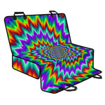 Psychedelic Spiral Optical Illusion Pet Car Back Seat Cover