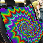 Psychedelic Spiral Optical Illusion Pet Car Back Seat Cover