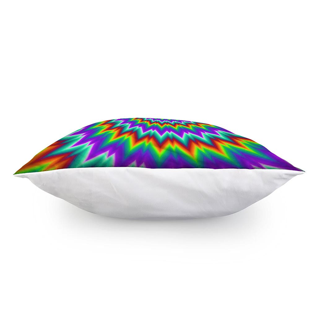 Psychedelic Spiral Optical Illusion Pillow Cover