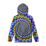 Psychedelic Spiral Optical Illusion Pullover Hoodie
