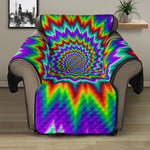 Psychedelic Spiral Optical Illusion Recliner Protector