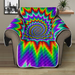 Psychedelic Spiral Optical Illusion Recliner Protector