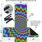 Psychedelic Spiral Optical Illusion Recliner Protector