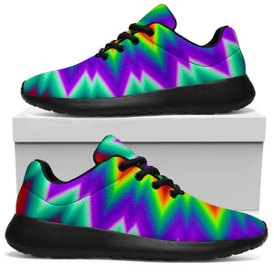 Psychedelic Spiral Optical Illusion Sport Shoes GearFrost