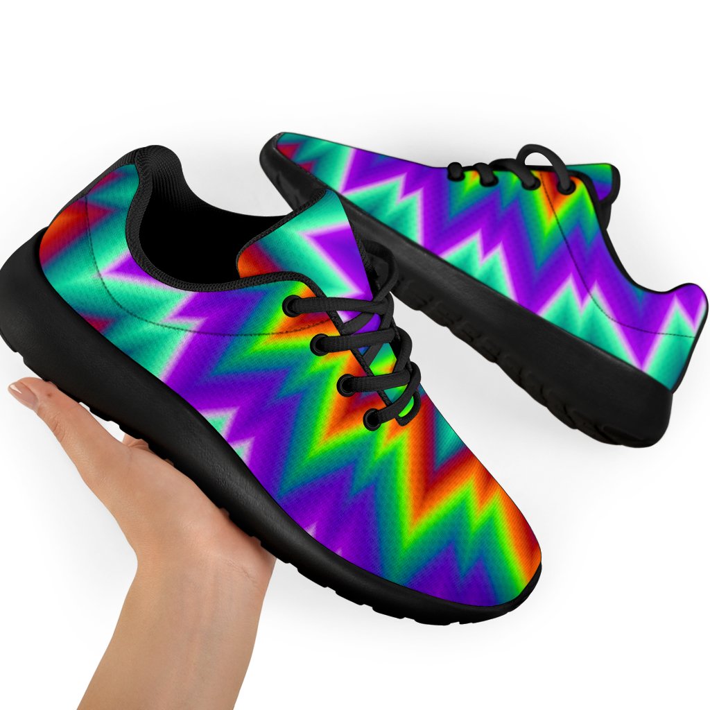 Psychedelic Spiral Optical Illusion Sport Shoes GearFrost