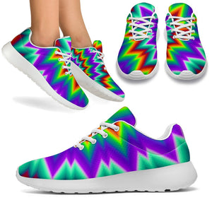 Psychedelic Spiral Optical Illusion Sport Shoes GearFrost