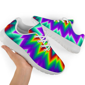 Psychedelic Spiral Optical Illusion Sport Shoes GearFrost