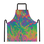 Psychedelic Surface Print Apron