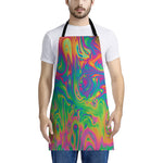 Psychedelic Surface Print Apron