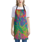 Psychedelic Surface Print Apron