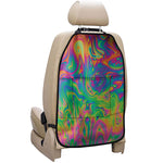 Psychedelic Surface Print Car Seat Organizers