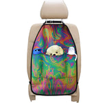 Psychedelic Surface Print Car Seat Organizers