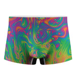 Psychedelic Surface Print Men's Boxer Briefs