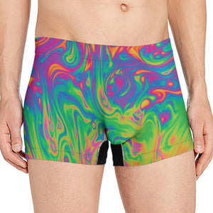 Psychedelic Surface Print Men's Boxer Briefs