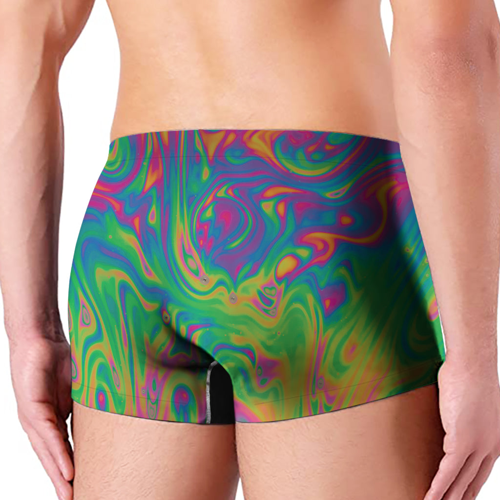 Psychedelic Surface Print Men's Boxer Briefs