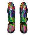 Psychedelic Surface Print Muay Thai Shin Guards