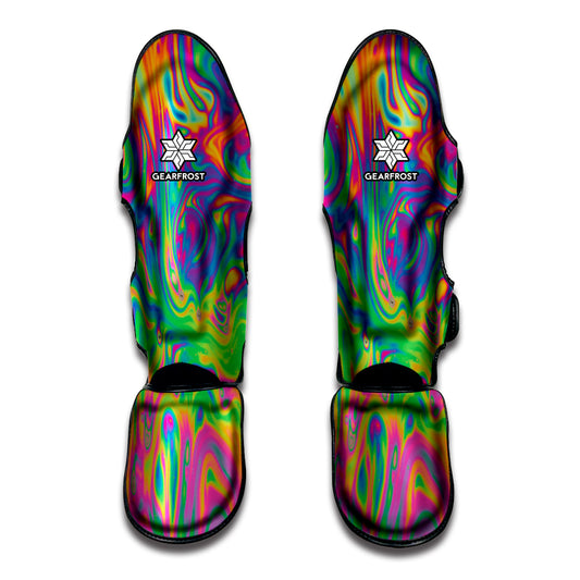 Psychedelic Surface Print Muay Thai Shin Guard