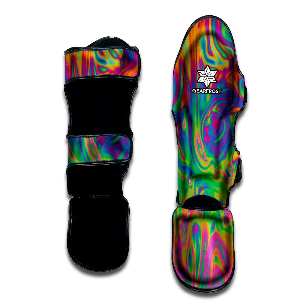 Psychedelic Surface Print Muay Thai Shin Guard