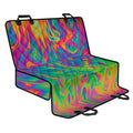 Psychedelic Surface Print Pet Car Back Seat Cover