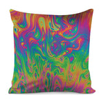 Psychedelic Surface Print Pillow Cover