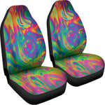 Psychedelic Surface Print Universal Fit Car Seat Covers