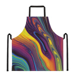 Psychedelic Trippy Fractal Print Apron