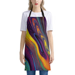 Psychedelic Trippy Fractal Print Apron