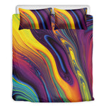 Psychedelic Trippy Fractal Print Duvet Cover Bedding Set