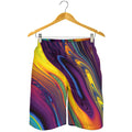Psychedelic Trippy Fractal Print Men's Shorts