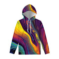 Psychedelic Trippy Fractal Print Pullover Hoodie