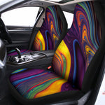 Psychedelic Trippy Fractal Print Universal Fit Car Seat Covers