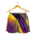 Psychedelic Trippy Fractal Print Women's Shorts