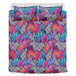 Psychedelic Tropical Aloha Pattern Print Duvet Cover Bedding Set