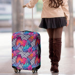 Psychedelic Tropical Aloha Pattern Print Luggage Cover