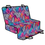 Psychedelic Tropical Aloha Pattern Print Pet Car Back Seat Cover