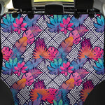 Psychedelic Tropical Aloha Pattern Print Pet Car Back Seat Cover