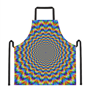 Psychedelic Wave Optical Illusion Apron