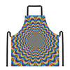 Psychedelic Wave Optical Illusion Apron