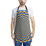 Psychedelic Wave Optical Illusion Apron